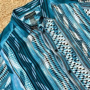 Vintage Crazy Horse By Liz Claiborne Women’s Short Sleeve Shirt Medium